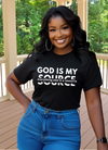 God is My Source Tee